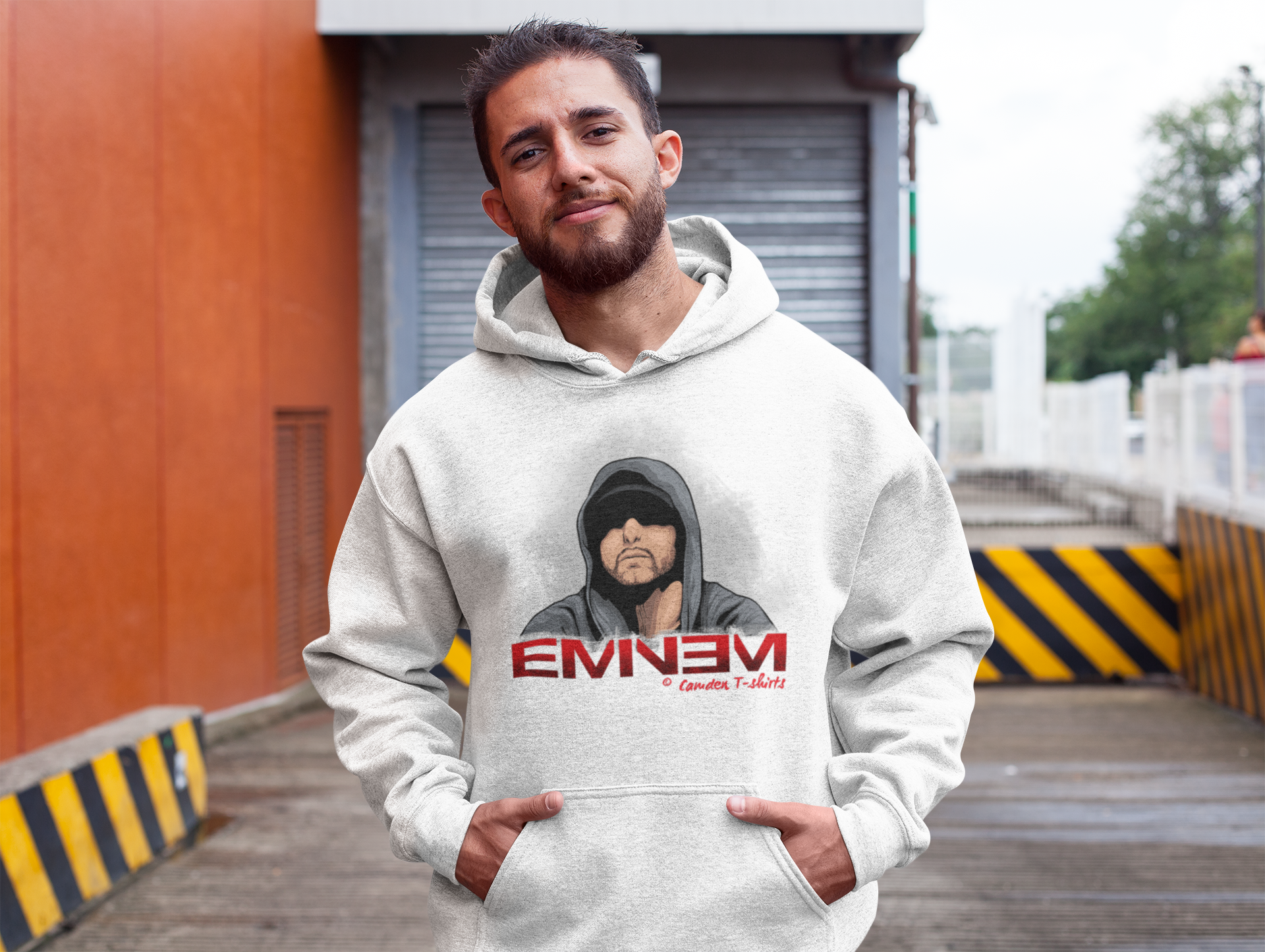 ødemark plakat hval Eminem Hoodie – camdentshirts