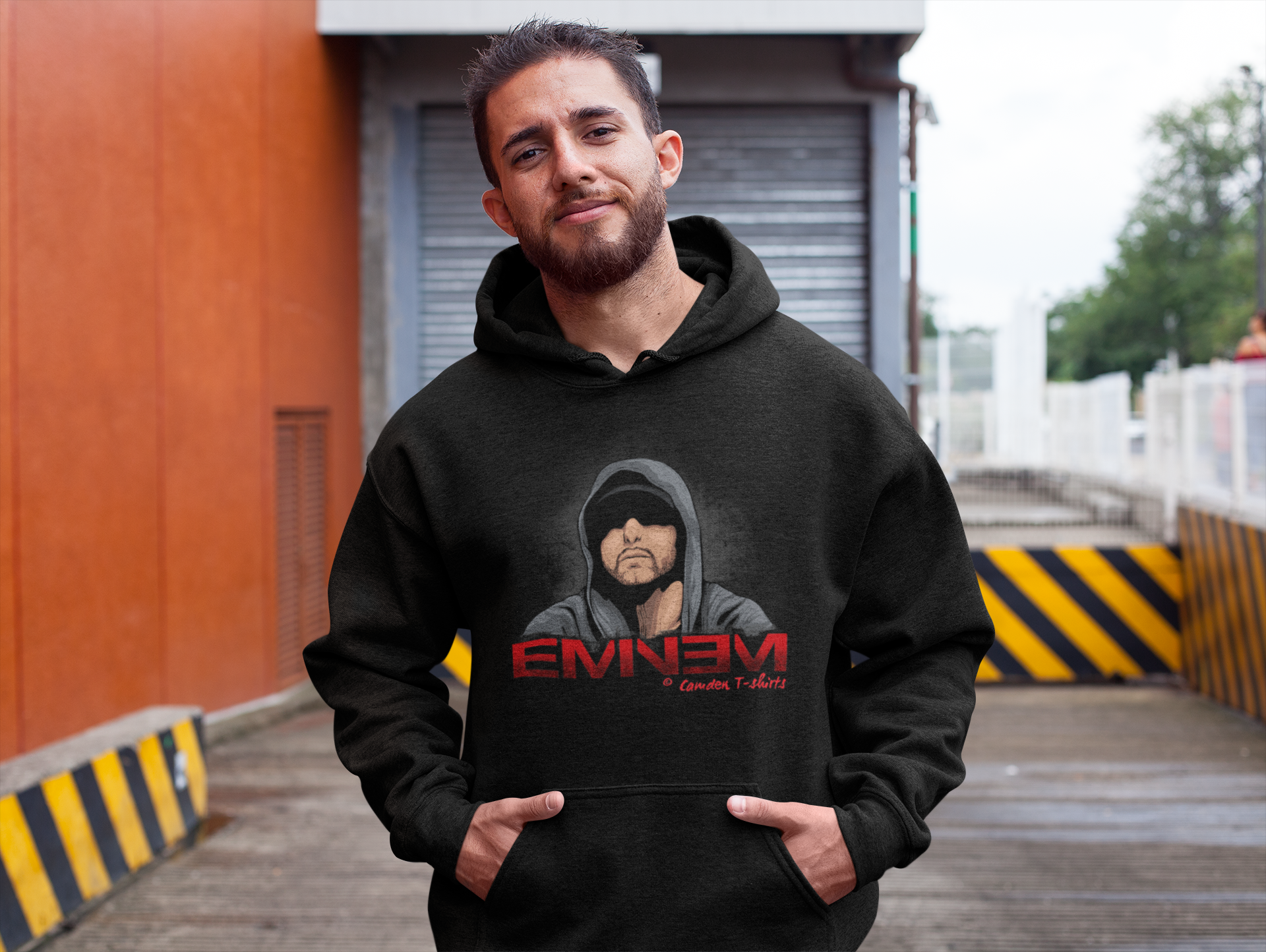 ødemark plakat hval Eminem Hoodie – camdentshirts